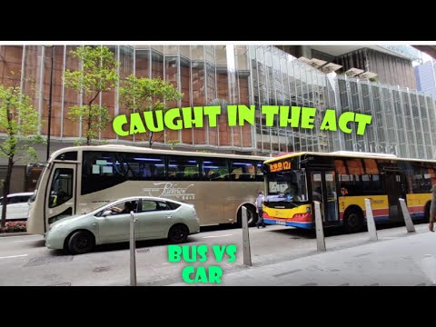 Actual Accident Car Vs Bus in Hong Kong | The Memories