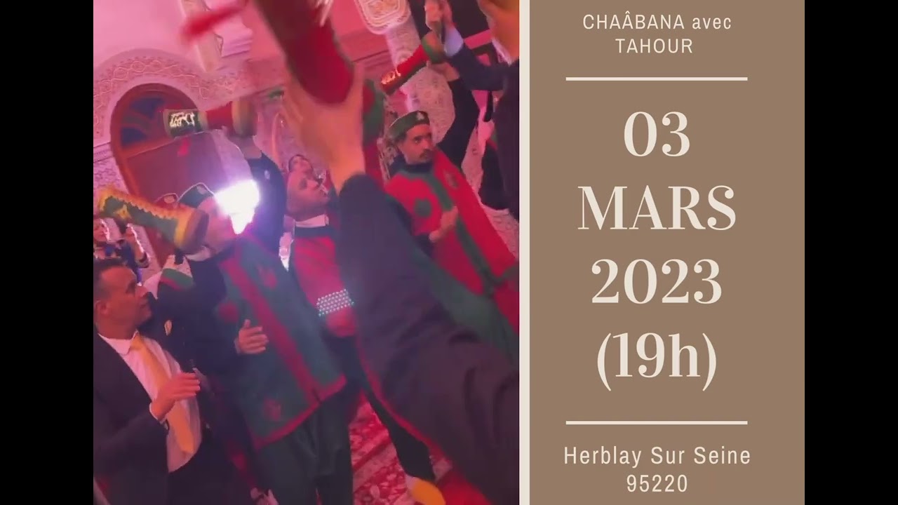 Soirée 100/100 Marocaine à Paris avec TAHOUR