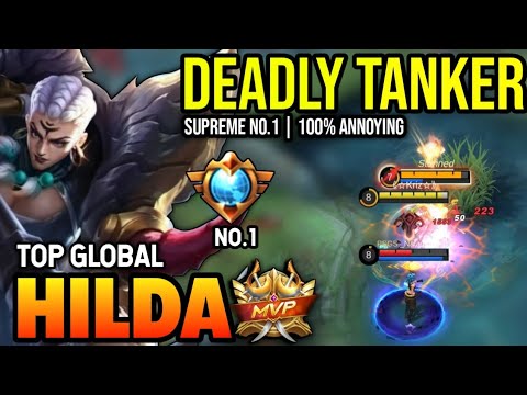 HILDA BEST BUILD 2023 | TOP GLOBAL HILDA GAMEPLAY | MOBILE LEGENDS✓