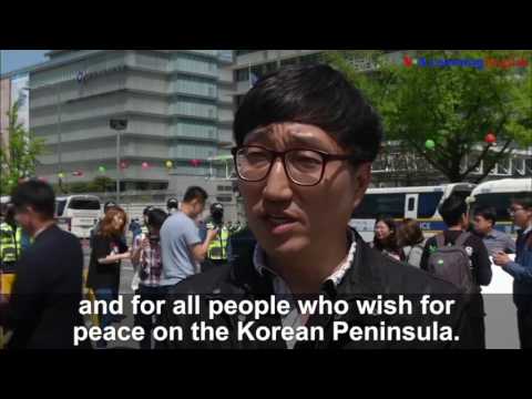 Protests in South Korea over THAAD Site