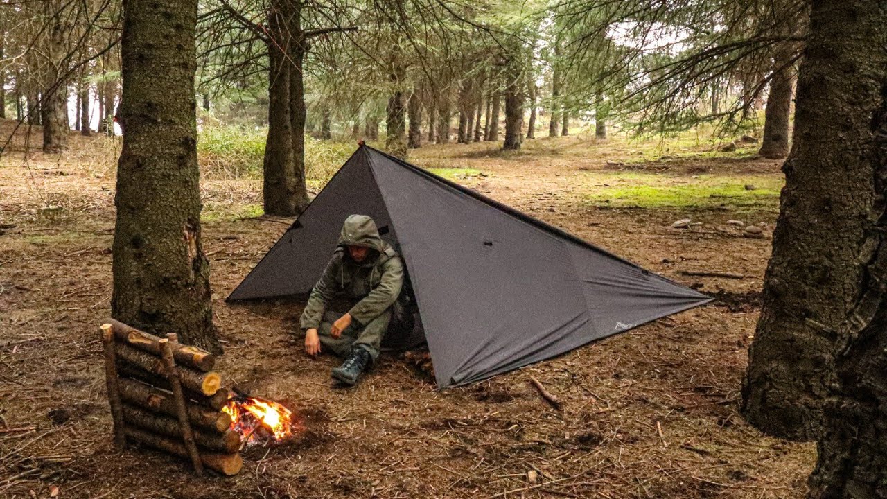 Best Tarp Set up for Survival Bushcraft Camping
