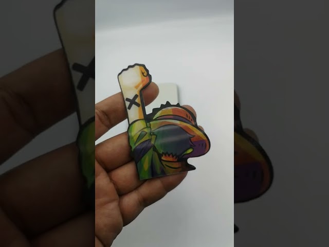 ملصق ثلاثي ابعاد لشخصية لوفي وزورو وسانجي شكل 2