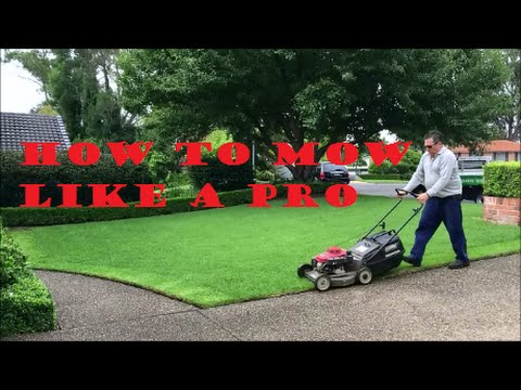 image-What is the best mowing pattern?