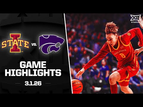 Iowa State vs. Kansas State Game Highlights | 2025-26 Big 12 Women's Basketball