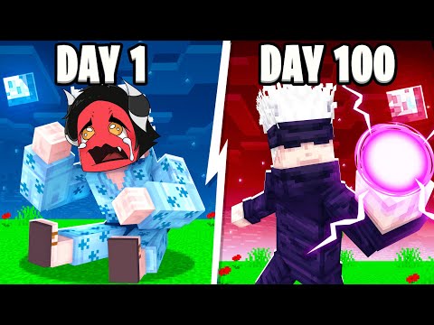 100 Days as GOJO: Revenge in Minecraft