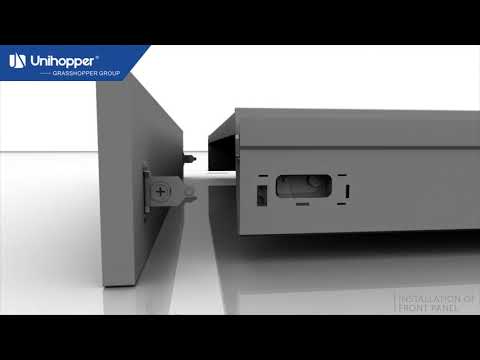 Монтаж ящиков Unihopper Mental Box