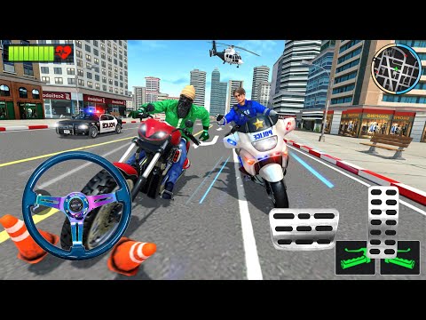Police Motorbike Chase Crime Shooting Games Android Gameplay #1