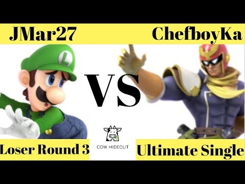 Cow Hideout - Loser Round 3: JMar27 (Luigi) vs ChefboyKa (Wolf/Captain Falcon)