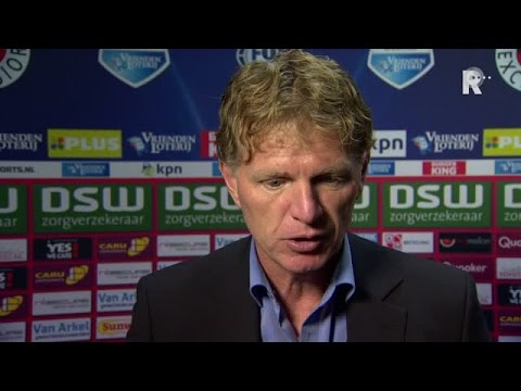 Excelsior-trainer Fons Groenendijk blijft optimistisch ondanks nederlaag