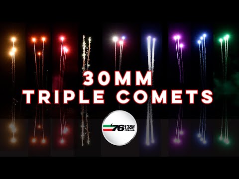 30mm Triple Comets (No Debris) DEMO 2024 - '76 Pro Line ITALIA - All Colors + iShot compatible