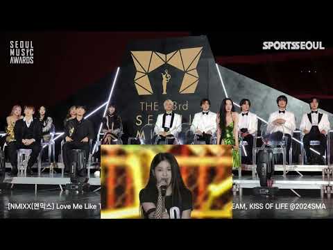 33rd SMA (Seoul Music Awards) idols reaction to NMIXX