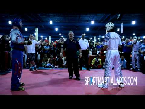 Ross Levine v Laszlo Gombos - 2013 US Open ISKA World M.A. Championships - Team Sparring