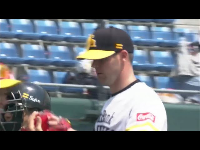 【ファーム】一軍復帰が待ち遠しい!! ホークス・バンデンハークが3者連続三振の好投!! 2019/5/16 H-T(ファーム)