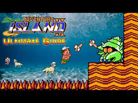 Adventure Island II - NES - ULTIMATE GUIDE - ALL 80 Levels, ALL Bosses, ALL Maps, ALL Secrets, 100%!
