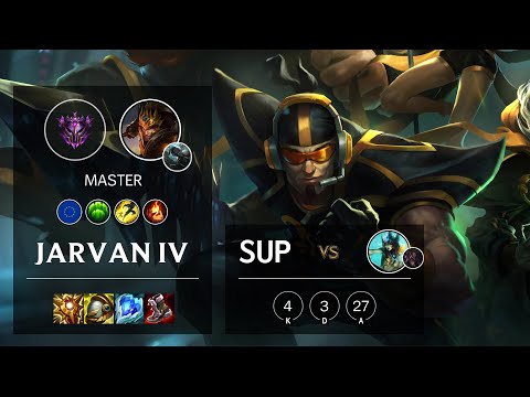Jarvan IV Support vs Nami - EUW Master Patch 11.21