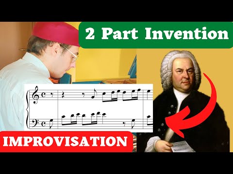 Discover the SECRET of Improvisation - 2 part invention #baroque #improvisation #harpsichord
