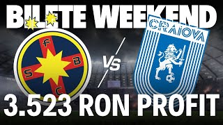 Bilet Weekend Cota 18,  Avalanșă de Pariuri Câștigătoare și Concurs FCSB – U. Craiova! Vezi Faci Pariu #438