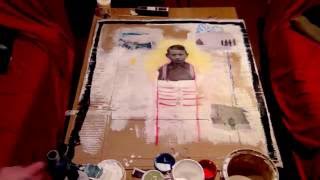 White Poppy - Telepathic love (Billy Bagilhole painting time lapse)