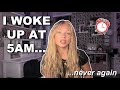 I Woke Up At 5AM To Be Productive Morning Routine