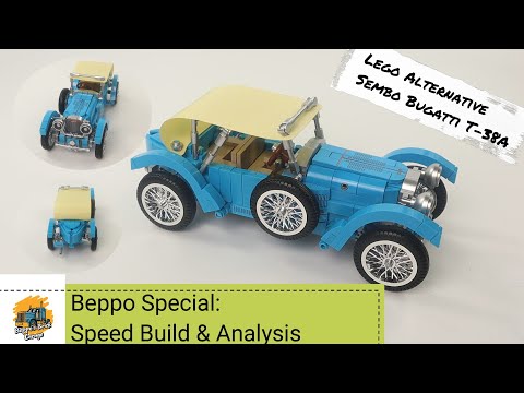 Bugatti T-38A - Lego Alternative | Sembo 705600 - Speed Build Review