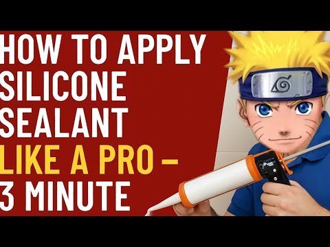 How to Apply Silicone Sealant Like a Pro – 3 Minute Guide!   #saifhardware