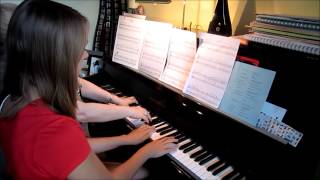 Anouk plays ELEGY (4 hands)