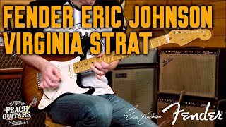 Video thumbnail for A Closer Look at... Fender USA Eric Johnson Virginia Strat! by Peach Guitars