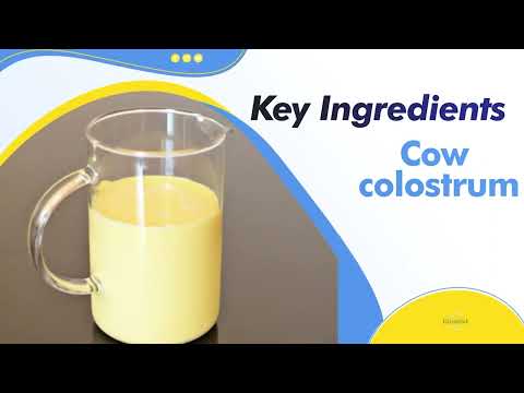 Cow colostrum capsules