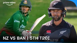 New Zealand vs Bangladesh 5th T20I Highlights on Prime Video India: A recap!