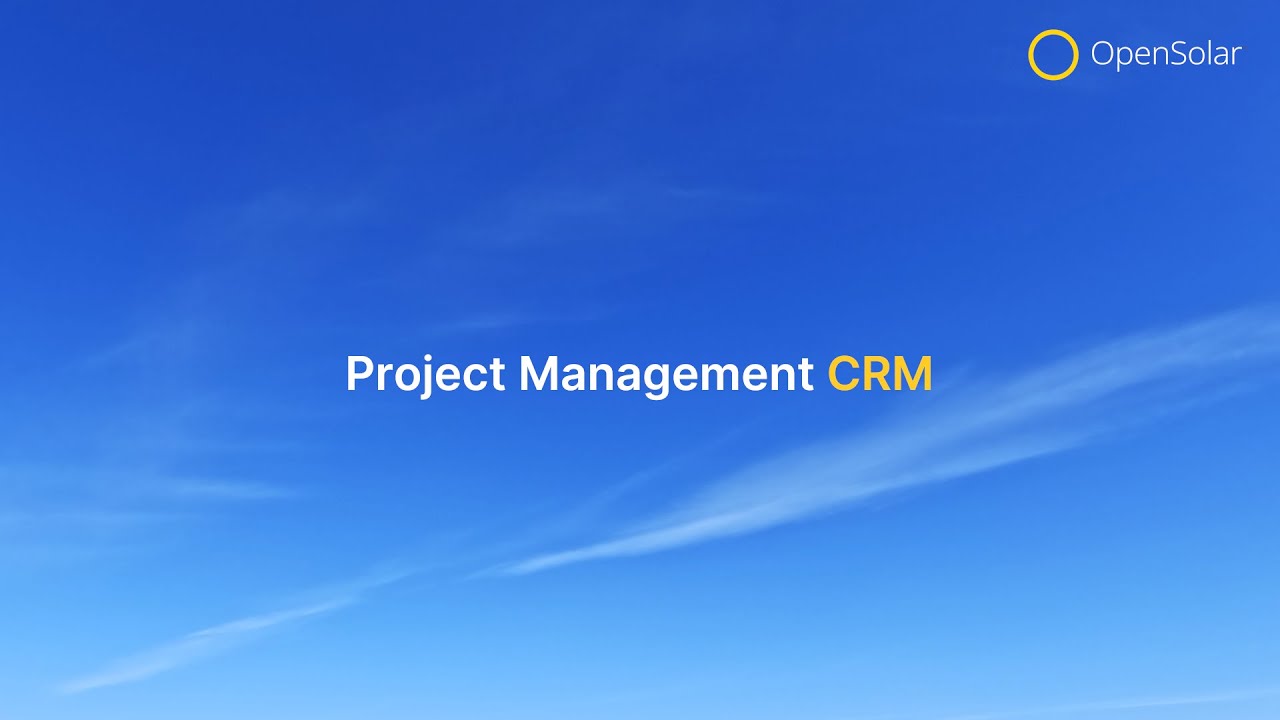 Project Management CRM