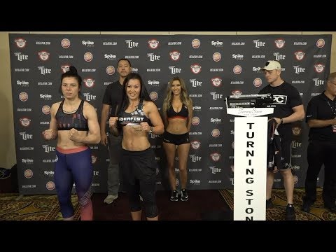 Sinead Kavanagh vs. Arlene Blencowe - Weigh-in Face-Off - (Bellator 182) -  /r/WMMA