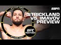 How will Nassourdine Imavov adjust to fighting Sean Strickland on short notice? | UFC Live
