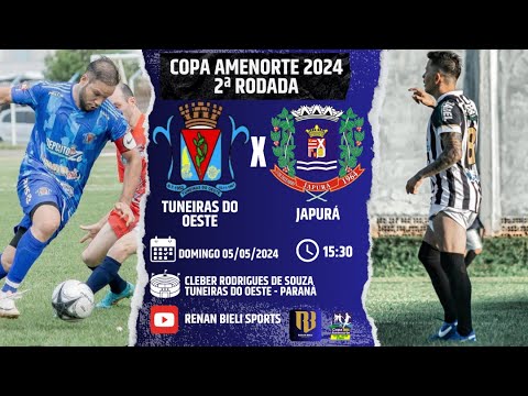 Tuneiras do Oeste X Japurá - Segunda Rodada da Copa AMENORTE de Futebol Amador 2024