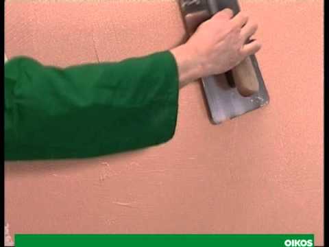 Silkos Milano frattazzato - come applicare il rivestimento per esterni OIKOS