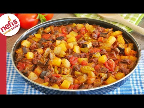 ÖYLE LEZZETLİ Kİ KOCA TEPSİ ANINDA TÜKENDİ ✅ LOKUM GİBİ PİŞEN ANTEP TAVA