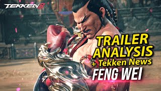 TEKKEN 8 Feng Wei Trailer Analysis and Tekken News!