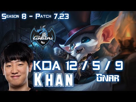 LZ Khan GNAR vs ORNN Top - Patch 7.23 KR Ranked