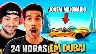 24 HORAS VIVENDO COMO UM MILIONÁRIO EM DUBAI! - React Balian