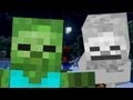 Minecraft - Рэп Битва - Скелет vs Зомби 
