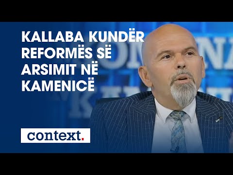 Muhamed Kallaba kundër reformës së arsimit në Kamenicë