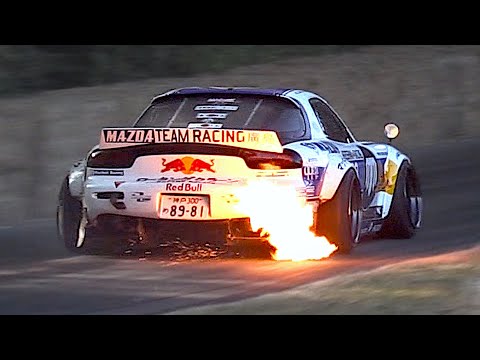 The BEST of Anti-Lag Bangs, Flames & Backfire Sounds Vol.2 | 4-Rotor RX7, Gintani SVJ, S1 Pikes Peak