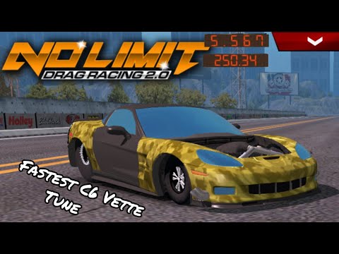 5.5 C6 Corvette Fastest Tune - No Limit Drag Racing 2
