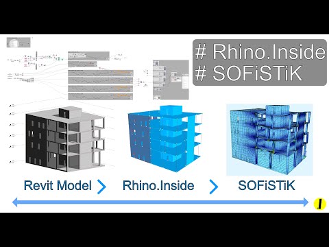 [English] Sofistik with Rhino.Inside for Revit