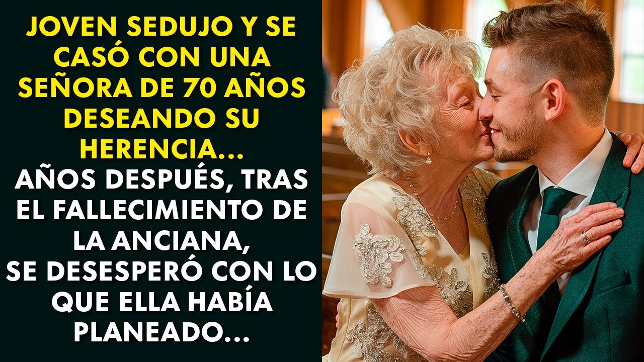 JOVEN SEDUJO Y SE CASÓ CON UNA SEÑORA DE 70 AÑOS DESEANDO SU HERENCIA... AÑOS DESPUÉS...