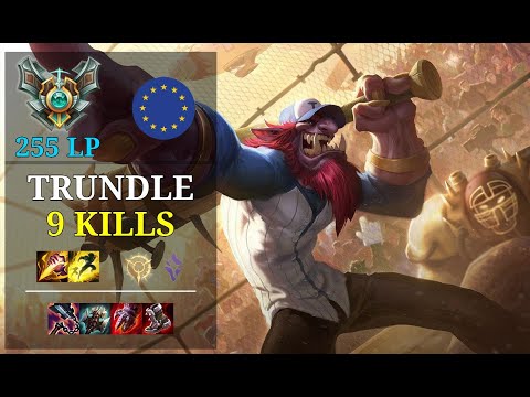 Trundle Jungle vs Nidalee - 9 kills - Gw Stormax EUW Grandmaster (255 LP) Patch 11.2