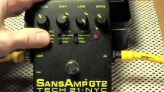 Video thumbnail for Tech 21 SansAmp GT2 Demo/Review - Vince Genella by Vince Genella