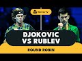 Novak Djokovic vs Andrey Rublev Highlights | Nitto ATP Finals 2022