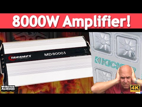 8000 watts, but What's New? Taramps MD8000.1 EX Amp Dyno Test and More [4K]