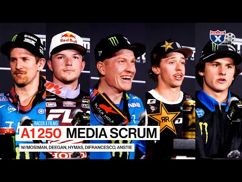 Anaheim 1 Supercross 250SX Media Interviews: Deegan, Mosiman, Hymas, DiFrancesco, Anstie