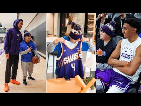 Make-A-Wish Foundation visit with Devin Booker and the Phoenix Suns